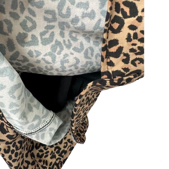 Albion Fit Cheetah/Leopard Tank Romper Size Medium - Picture 4 of 9